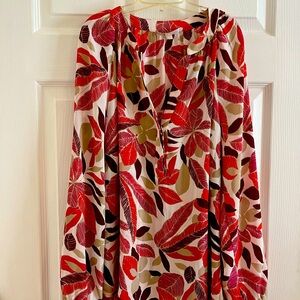 Long sleeve, quarter button down